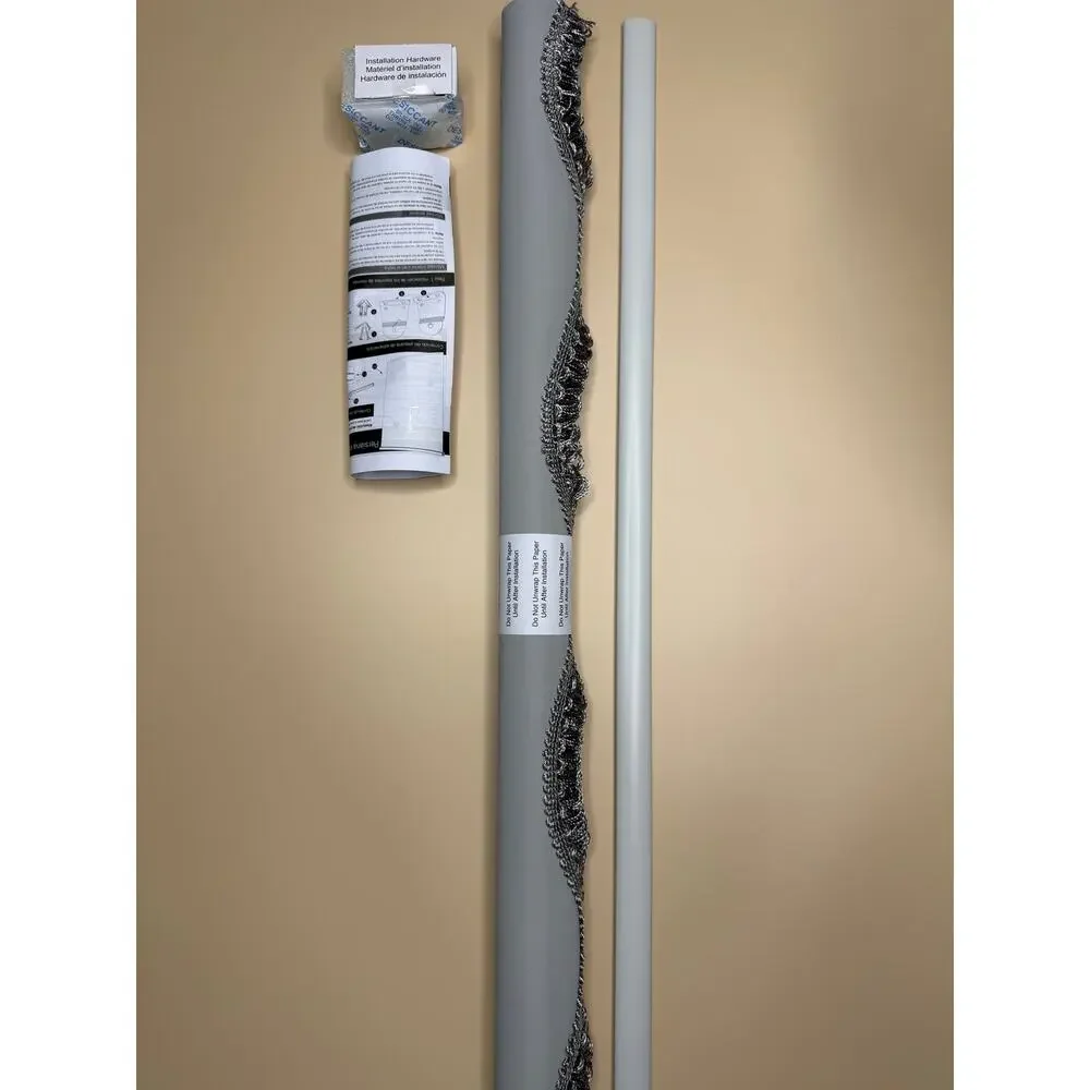 24.8x64 Charlotte Cut To Width Cordless Blackout Roller Shade Gauntlet Gray